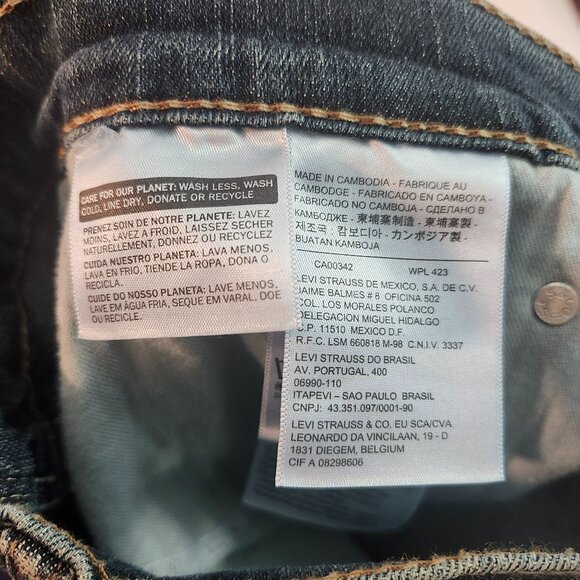 Levi’s 505 Regular Fit Jeans Men’s 34x32 | Classic Blue Denim - Picture 3 of 7